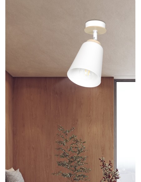 Lampa sufitowa ATLAS 1 WHITE EMIBIG