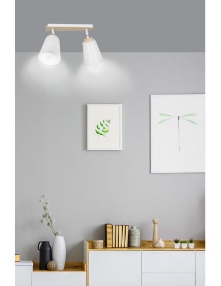 Lampa sufitowa ATLAS 2 WHITE EMIBIG