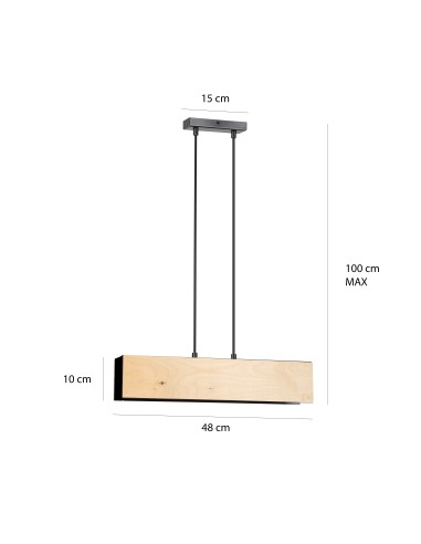 Lampa wisząca CARLO 2 EMIBIG