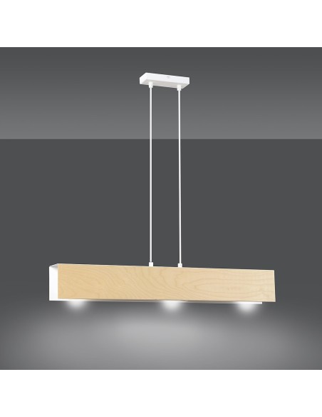 Lampa wisząca CARLO 3 WHITE EMIBIG