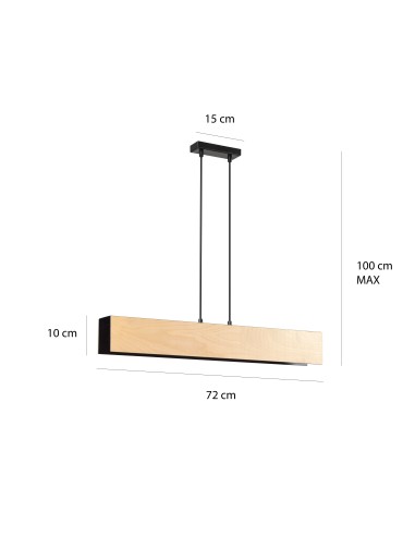 Lampa wisząca CARLO 3 EMIBIG