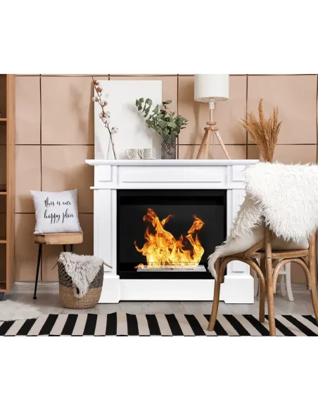 Biokominek portalowy WERONA z szybą