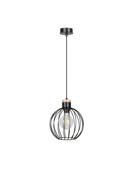 Lampa wisząca BARBADO 1 BLACK EMIBIG