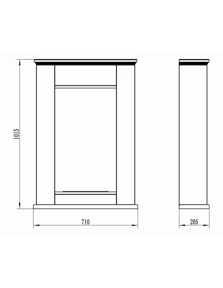 Biokominek portalowy PULA MINI