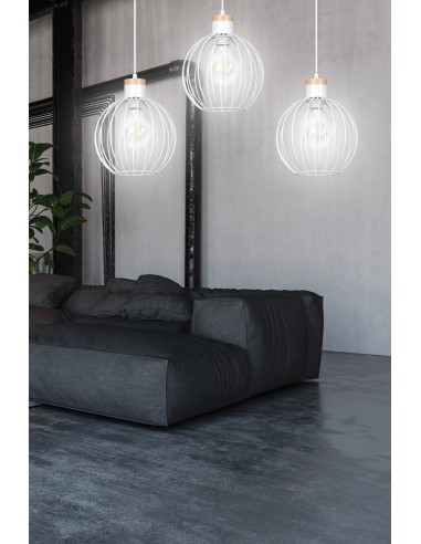 Lampa wisząca BARBADO 3 WHITE EMIBIG