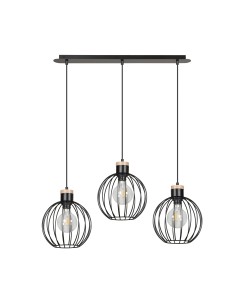 Lampa wisząca BARBADO 3 BLACK EMIBIG
