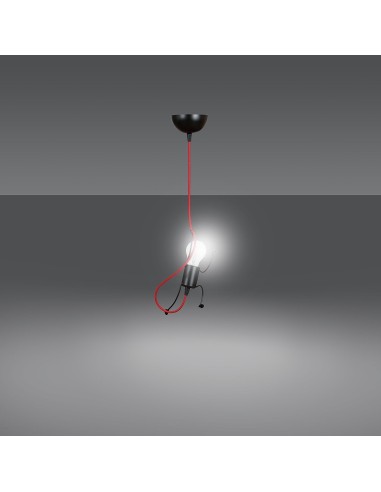 Lampa wisząca BOBI 1 BLACK EMIBIG