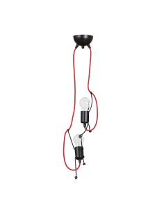 Lampa wisząca BOBI 2 BLACK EMIBIG