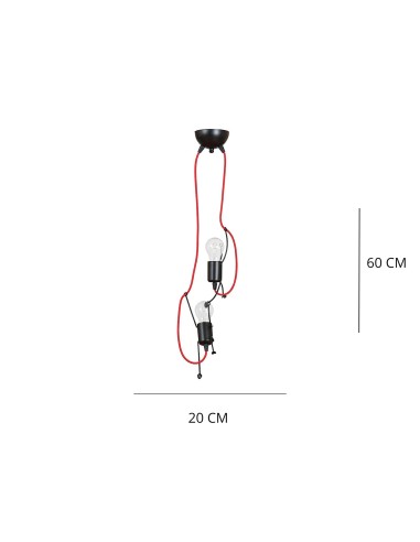 Lampa wisząca BOBI 2 EMIBIG