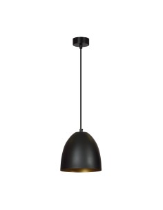 Lampa wisząca LENOX 1 BLACK/GOLD EMIBIG