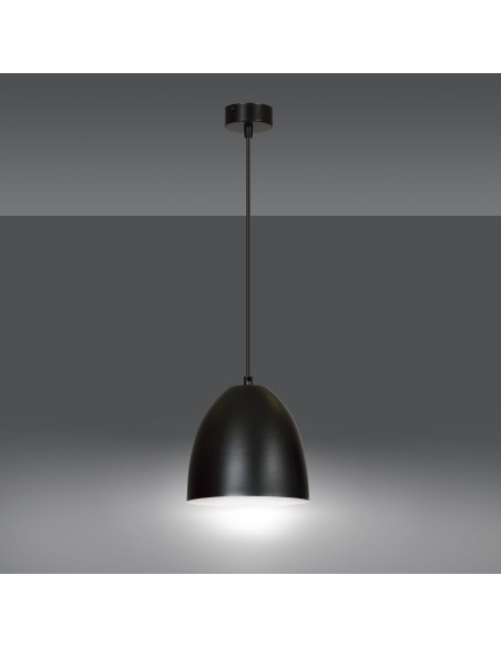 Lampa wisząca LENOX 1 BLACK/WHITE EMIBIG