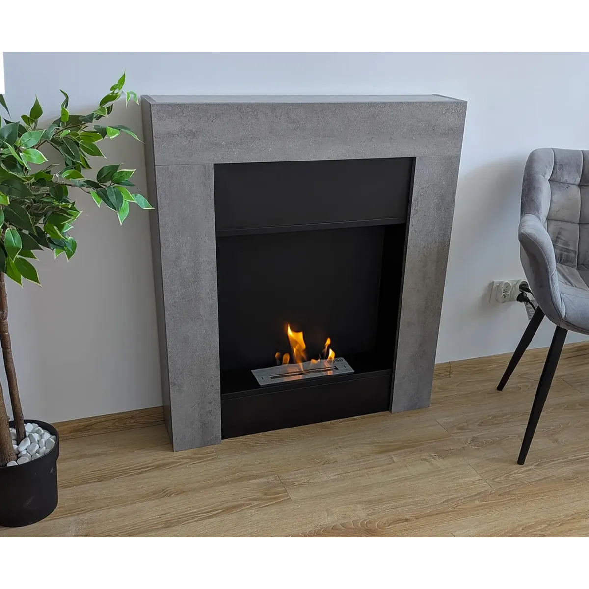 Biokominek portalowy CONCRETE LOFT