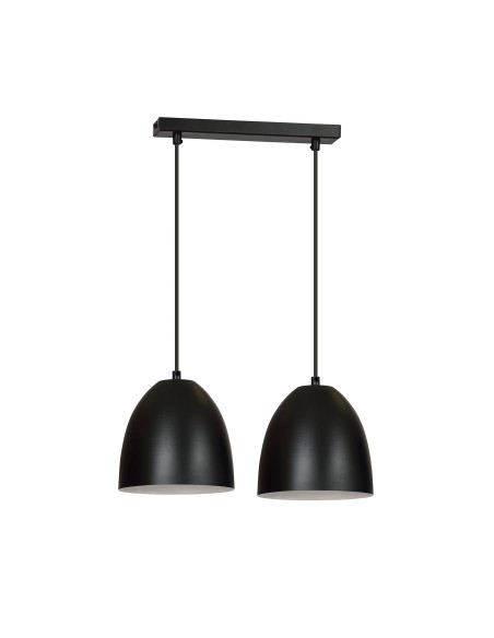 Lampa wisząca LENOX 2 BLACK/WHITE EMIBIG