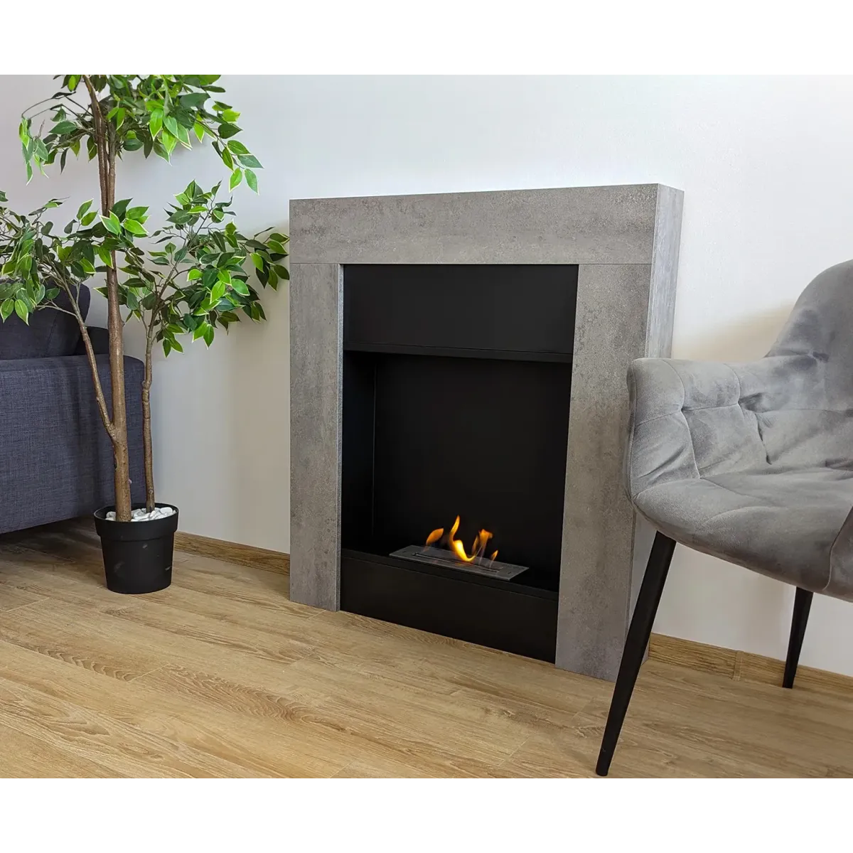 Biokominek portalowy CONCRETE LOFT