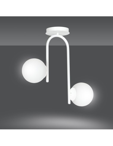 Lampa sufitowa KALF 2 WHITE EMIBIG
