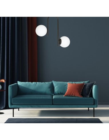 Lampa sufitowa KALF 2 BLACK EMIBIG