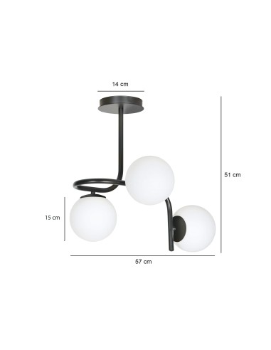 Lampa sufitowa KALF 3 EMIBIG