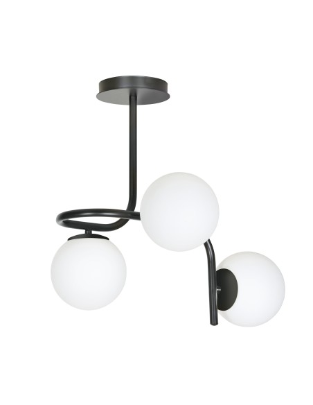 Lampa sufitowa KALF 3 BLACK EMIBIG