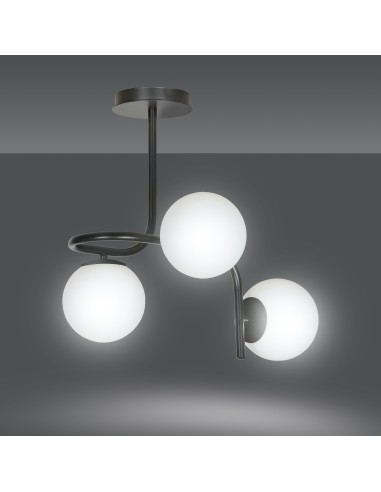 Lampa sufitowa KALF 3 BLACK EMIBIG