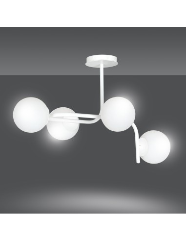 Lampa sufitowa KALF 4A WHITE EMIBIG