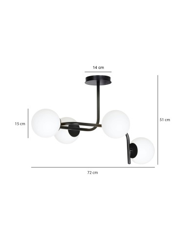 Lampa sufitowa KALF 4A EMIBIG