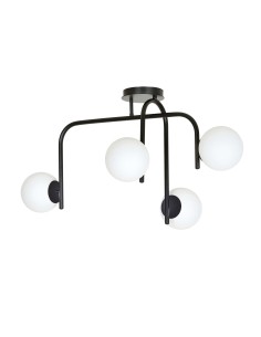 Lampa sufitowa KALF 4B BLACK EMIBIG