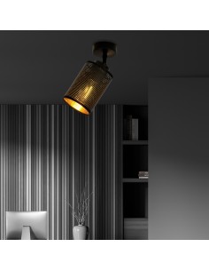 Lampa sufitowa BRONX 1 BLACK EMIBIG 2