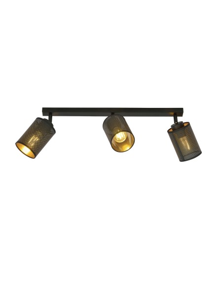 Lampa sufitowa BRONX 3 BLACK EMIBIG