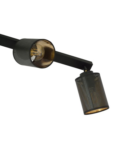 Lampa sufitowa BRONX 3 BLACK EMIBIG