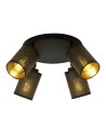Lampa sufitowa BRONX 4 PREMIUM BLACK EMIBIG
