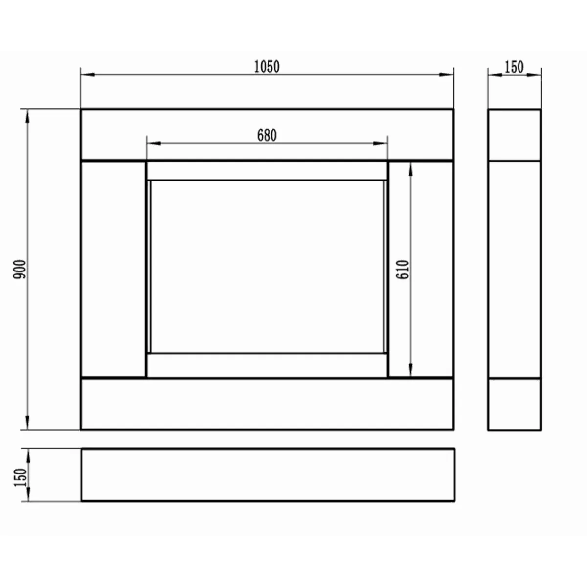 Biokominek portalowy ASNE