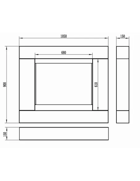 Biokominek portalowy ASNE