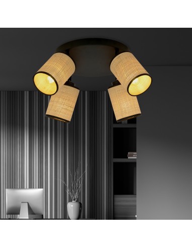 Lampa sufitowa YOGA 4 PREMIUM BLACK EMIBIG