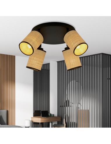 Lampa sufitowa YOGA 4 PREMIUM BLACK EMIBIG