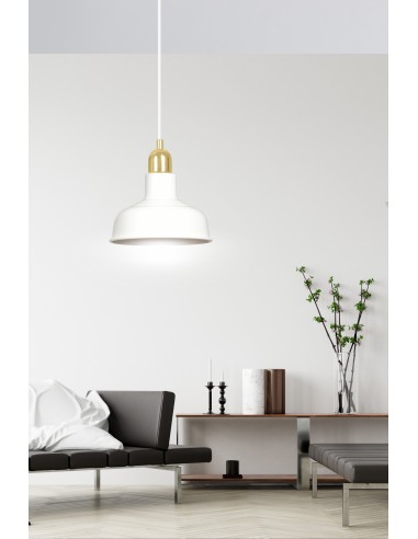 Lampa wisząca IBOR 1 WHITE EMIBIG