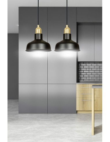 Lampa wisząca IBOR 2 BLACK EMIBIG