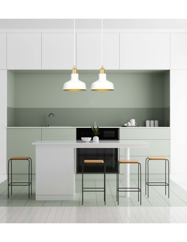 Lampa wisząca IBOR 2 WHITE EMIBIG