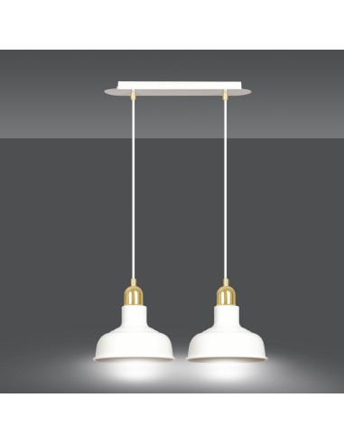 Lampa wisząca IBOR 2 WHITE EMIBIG