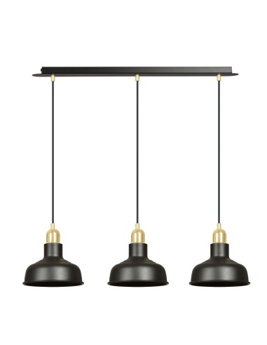 Lampa wisząca IBOR 3 BLACK EMIBIG