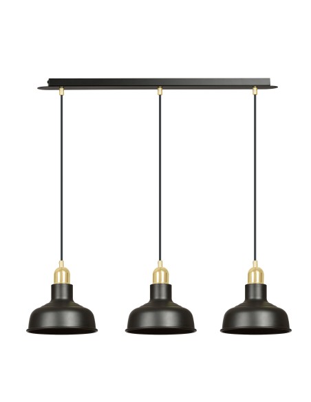 Lampa wisząca IBOR 3 BLACK EMIBIG