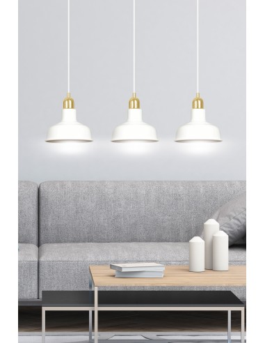 Lampa wisząca IBOR 3 WHITE EMIBIG
