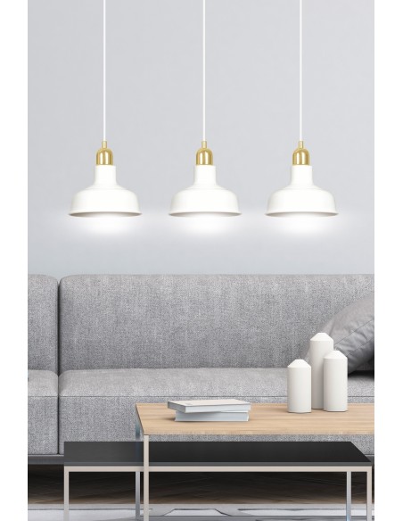 Lampa wisząca IBOR 3 WHITE EMIBIG