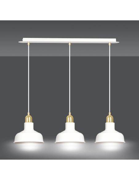 Lampa wisząca IBOR 3 WHITE EMIBIG