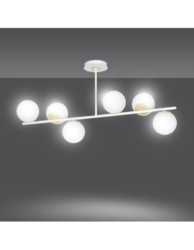 Lampa sufitowa FLOKI 6 WHITE EMIBIG