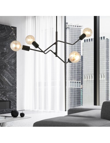 Lampa sufitowa FRIX 4 BLACK EMIBIG
