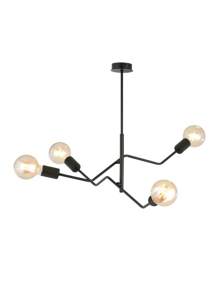 Lampa sufitowa FRIX 4 BLACK EMIBIG
