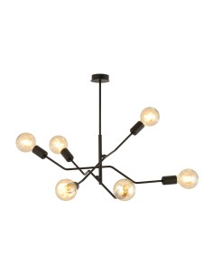 Lampa sufitowa FRIX 6 BLACK EMIBIG