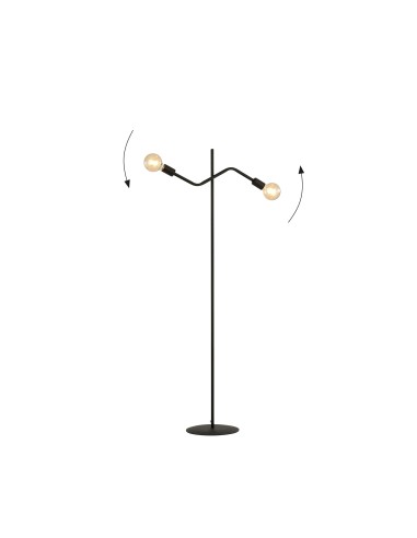 Lampa podłogowa FRIX LP2 BLACK EMIBIG