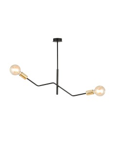 Lampa sufitowa BOLT 2 BLACK/ GOLD EMIBIG