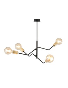 Lampa sufitowa BOLT 4 BLACK/ GOLD EMIBIG